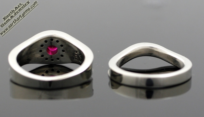 Mudding tire wedding rings