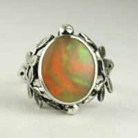 Collection Grade Opal and Leaves